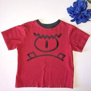 EST. 1989 XSMALL (4) RED MONSTER SHORT SLEEVE SHIR